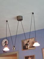 Mooie Hanglamp met 3 Lampen, Huis en Inrichting, Lampen | Hanglampen, Gebruikt, 50 tot 75 cm, Ophalen of Verzenden, Glas