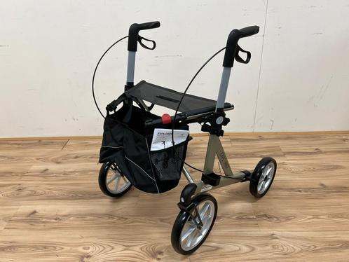 Explorer rollator extra breed en verstevigd incl zacht wiele, Diversen, Rollators, Nieuw, Lichtgewicht, Opvouwbaar, Ophalen