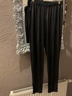 Zwarte Magna Leerlook legging maat 46/48 valt ruimer, Verzenden, Zo goed als nieuw, Zwart, Broek of Spijkerbroek