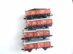 4x schuifdakwagons Arnold, Arnold, Gebruikt, Gelijkstroom, Verzenden