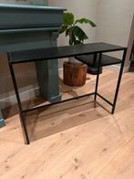 Bijzettafel zwart, Huis en Inrichting, Ophalen, 50 tot 100 cm, Zo goed als nieuw, 25 tot 50 cm