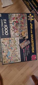 Jan van Haasteren 2x1000 - Zeebanket & Taarten Toernooi, Ophalen of Verzenden, Meer dan 1500 stukjes, Zo goed als nieuw, Legpuzzel