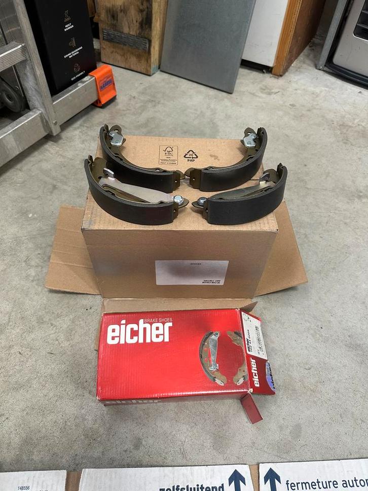 Nieuwe Eicher Remschoenen - VW Up, Polo, Skoda Fabia, Auto-onderdelen, Remmen en Aandrijving, Volkswagen, Skoda, Nieuw, Ophalen of Verzenden