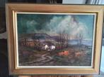 Schilderij W Neuhof, Antiek en Kunst, Kunst | Schilderijen | Klassiek, Ophalen of Verzenden