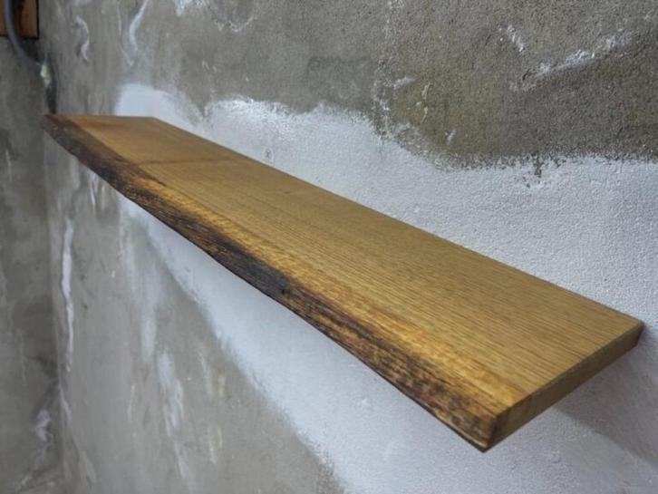 Massief eiken wandplank 120 cm  vensterbank, planchet, Huis en Inrichting, Woonaccessoires | Wandplanken en Boekenplanken, Ophalen of Verzenden