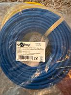 3x Cat 6A Kabel 20m - Geel, Blauw, Rood, Computers en Software, Pc- en Netwerkkabels, Ophalen of Verzenden, Nieuw