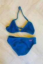 Vingino blauwe bikini maat 128, Kinderen en Baby's, Kinderkleding | Kinder-zwemkleding, Bikiniset, Maat 128, Zo goed als nieuw