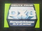 Tractor folder Deutz-Fahr DX 3, Boeken, Ophalen of Verzenden, Zo goed als nieuw