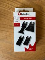 QBlades DW92 multitool zaagbladenset hout en metaal 4 st, Ophalen of Verzenden, Nieuw