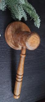 OUDE HOUTEN VOORZITTER-HAMER - VEILING-HAMER, Antiek en Kunst, Ophalen of Verzenden