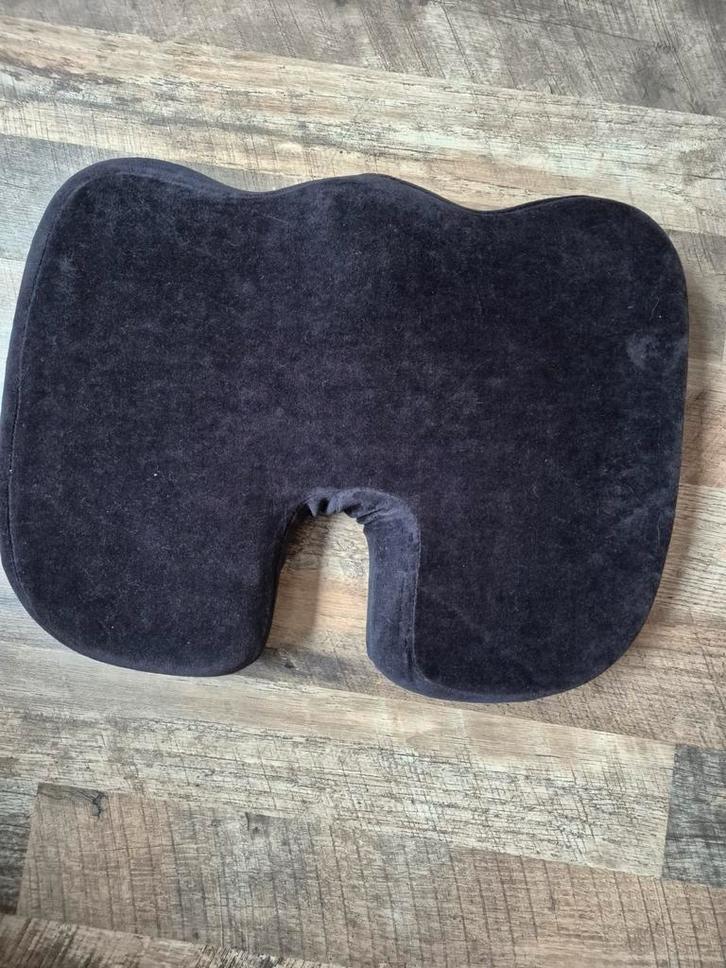 Stuitkussen - Zwart - Zo goed als nieuw, Huis en Inrichting, Stoelen, Zo goed als nieuw, Stof, Zwart, Ophalen of Verzenden