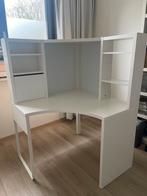 Ikea bureau, hoekbureau aangeboden…kleur wit, Huis en Inrichting, Bureaus, Ophalen, Gebruikt, Bureau