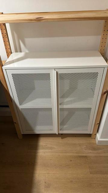 Ikea Ivar, kast met deuren - Wit, draadwerk - afbeelding 2