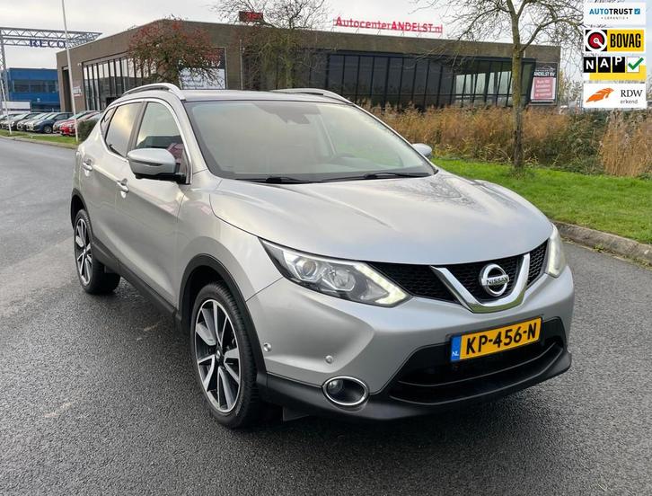 Nissan Qashqai 1.2 Tekna Aut, Trekhaak, Climate, Pano, Stoel, Auto's, Nissan, Bedrijf, Te koop, Qashqai, 360° camera, ABS, Achteruitrijcamera