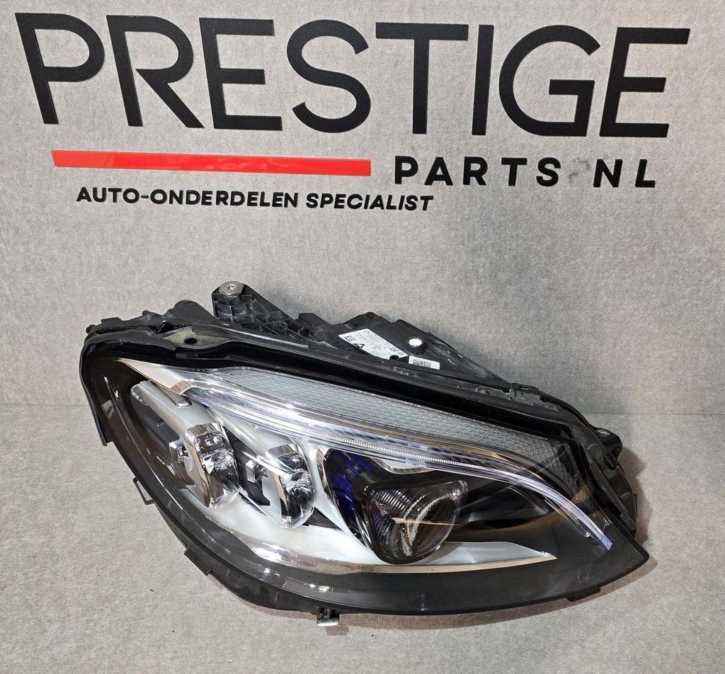 Koplamp Mercedes W205 Facelift VOL LED Rechts A2059061606KZ, Gebruikt, -, Ophalen of Verzenden, -