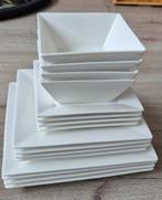 Serviesset vierkant 16 delig. Xenos, Huis en Inrichting, Ophalen, Zo goed als nieuw, Keramiek, Overige stijlen