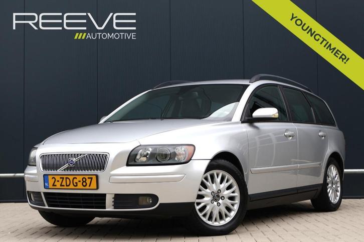 Volvo V50 2.4i Exclusive 170pk 5-cilinder | Leer | Stoelverw, Auto's, Volvo, Bedrijf, Te koop, V50, ABS, Airbags, Airconditioning