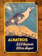 Emaille Reclamebord Albatros, Verzamelen, Ophalen of Verzenden, Reclamebord