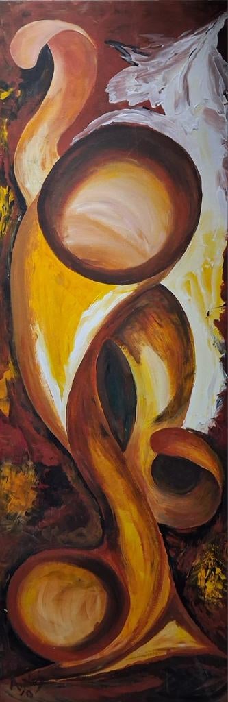 Abstract Schilderij, Ophalen of Verzenden