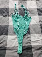 Turquoise body met drukknoopjes - Maat M, Geen merk, Verzenden, Groen, Body of Korset