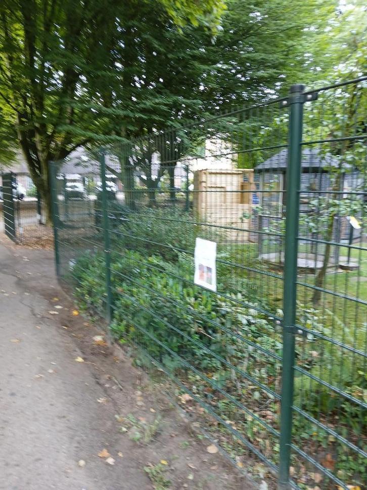 GEZOCHT  dubbel of enkelstaafs hekwerk  gebruikt, Tuin en Terras, Tuinhekken en Hekwerk, Gebruikt, Dubbelstaafmat hekwerk, IJzer