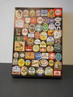 Puzzel Bier labels collage, 1500 stukjes, Hobby en Vrije tijd, Denksport en Puzzels, Ophalen of Verzenden, 500 t/m 1500 stukjes