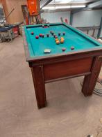 Blaasbiljart, Ophalen, Gebruikt, Pooltafel