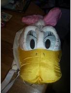 Disney Katrien Duck pluche rugzak parachutestof 35x25cm, Ophalen of Verzenden, Overige figuren, Gebruikt, Knuffel