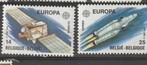 TSS Kavel 240308 België Europa pf minr 2458-2459 ruimtevaart, Ophalen, Europa, Postfris