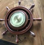 Antieke Barometer in Scheepswiel, Ophalen of Verzenden, Gebruikt, Barometer