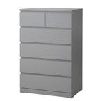 MALM ladekast ( kleur grijs gelazuurd ), Huis en Inrichting, Ophalen, 5 laden of meer, 50 tot 100 cm, Zo goed als nieuw