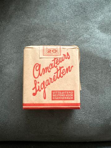 Vintage Amateurs Sigaretten Pakje beschikbaar voor biedingen