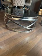 Tekoop salontafel plus bijzettafel, Ophalen, Gebruikt, 50 tot 100 cm, Rond