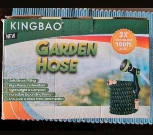 Kingbao flexibele tuinslang 30 meter inclusief opbergtas, Tuin en Terras, Tuinslangen, Nieuw, Tuinslang, Ophalen of Verzenden