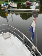 Rvs davit kraantje takel met lier., Ophalen, Gebruikt