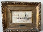 Schilderij JOHAN BARTHOLD JONGKIND (1819-1891), Huis en Inrichting, Woonaccessoires | Schilderijen, Tekeningen en Foto's, Minder dan 50 cm