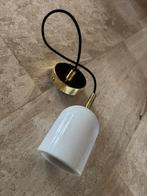 Hanglamp marmer wit messing, Ophalen of Verzenden, Overige materialen, 50 tot 75 cm