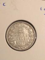 25 Cent 1906 - Koningin Wilhelmina, Zilver, 25 cent, Ophalen of Verzenden, Koningin Wilhelmina