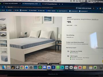 Ikea bedframe met matras - afbeelding 2