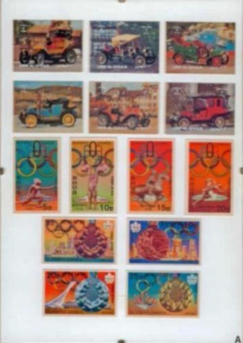 Set van 50 Lenticulair postzegels 3d, Postzegels en Munten, Postzegels | Thematische zegels, Postfris, Overige thema's, Verzenden