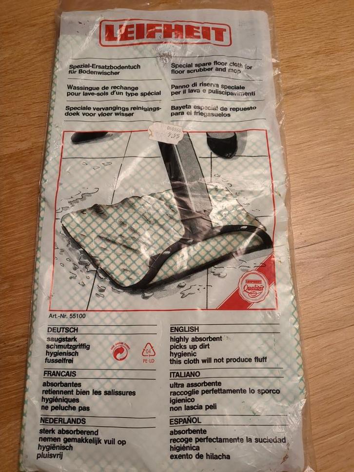 Leifheit Dweil voor Vloerwisser, Huis en Inrichting, Schoonmaakartikelen, Mop of Dweil, Ophalen of Verzenden