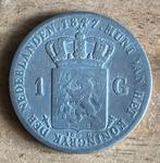 1 gulden 1847 Willem II, Ophalen, 1 gulden, Zilver, Losse munt