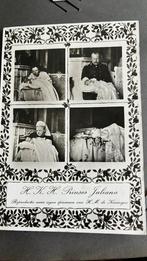 Ansichtkaart geboorte juliana Emma Hendrik Wilhelmina, Ophalen of Verzenden, Zo goed als nieuw, Kaart, Foto of Prent