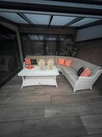 Loungeset met ronding., Tuin en Terras, Tuinsets en Loungesets, Ophalen, Gebruikt, 6 zitplaatsen, Loungeset