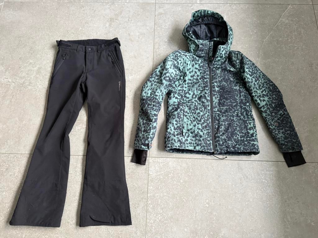 leuke Brunotti skiset; jas en broek, Ophalen of Verzenden, Gebruikt, Meisje, Setje