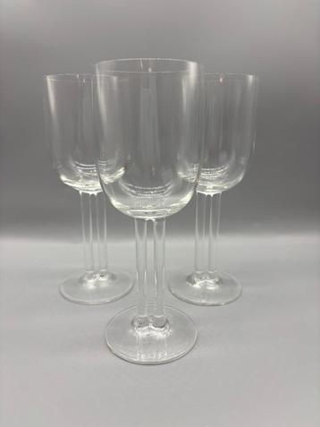 Rosenthal Cupola (Dubbel steel) Witte Wijnglazen 3 stuks beschikbaar voor biedingen