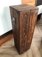 Houten zuil / pilaar notenhout kleur van Huus Zeven, Ophalen, Zo goed als nieuw