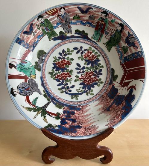 Zeldzame CHINESE antieke MING WANLI schaal WUCAI, Antiek en Kunst, Antiek | Porselein, Ophalen of Verzenden