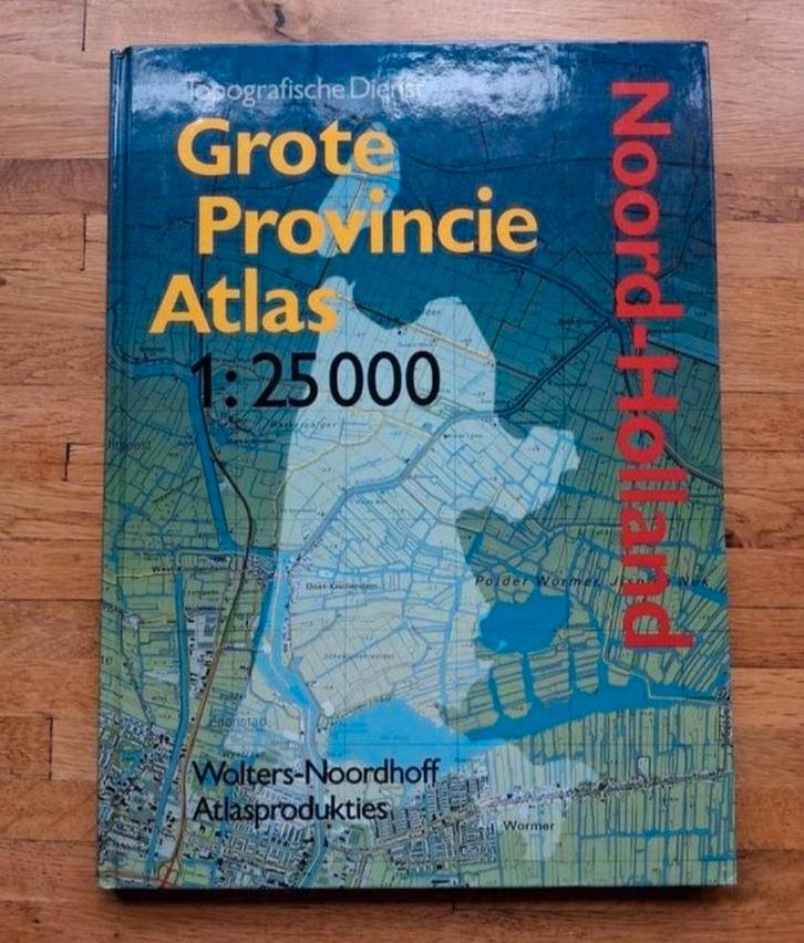 Grote provincie atlas noord Holland
Wolters noordhoff atlas, Boeken, Atlassen en Landkaarten, Zo goed als nieuw, Landkaart, Nederland
