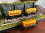 3 Tankwagens Shell Märklin 2 assig met doosjes, Hobby en Vrije tijd, Modeltreinen | H0, Wisselstroom, Wagon, Ophalen of Verzenden